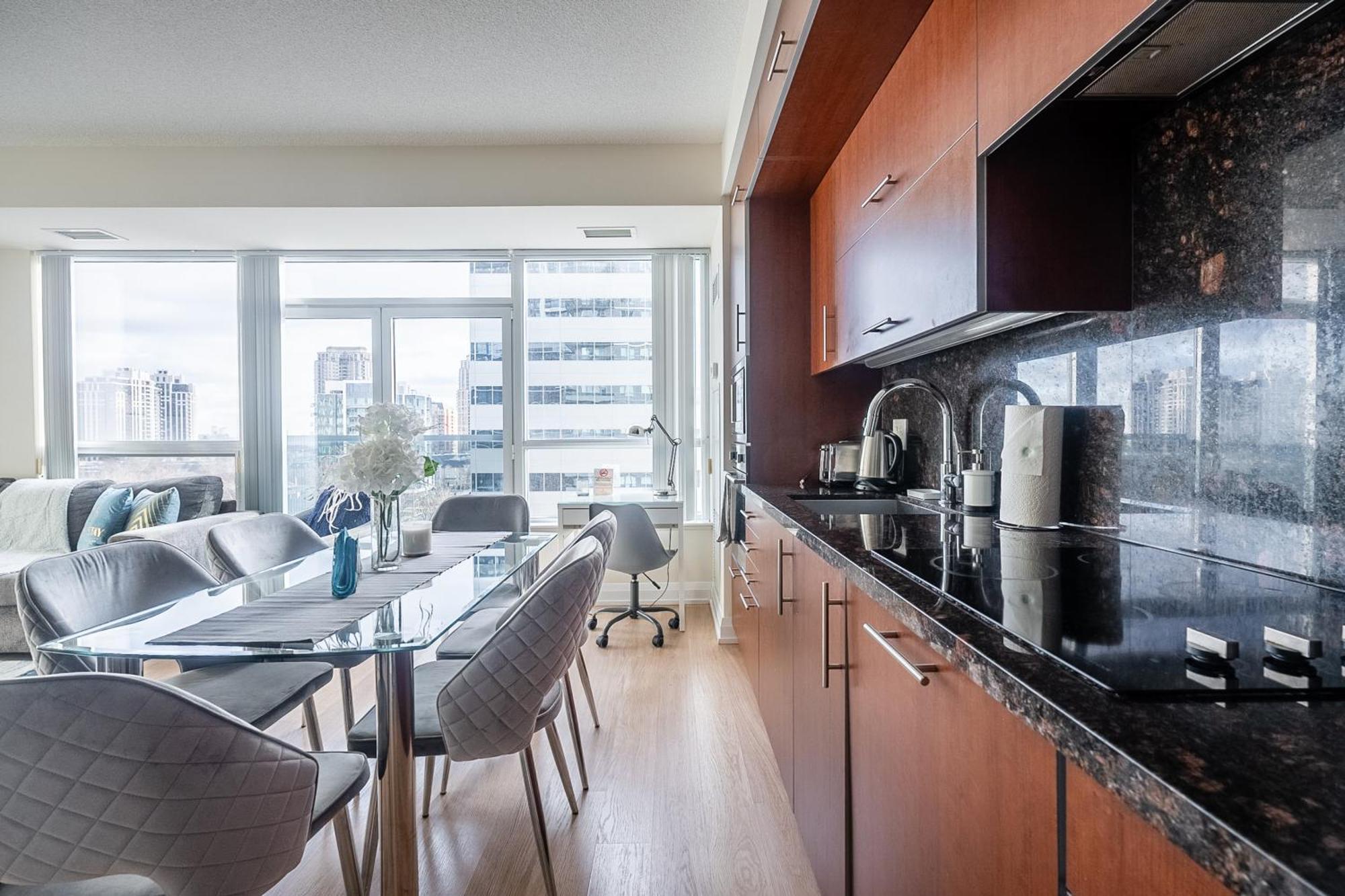 Globalstay Modern Apartments In North York Skyscraper تورونتو المظهر الخارجي الصورة